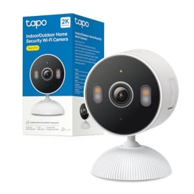Tapo C113 – Cámara Inteligente 2K 3MP | Interior/Exterior IP65, Detección IA, Visión Nocturna a Color, Audio Bidireccional, Almacenamiento Local/Cloud