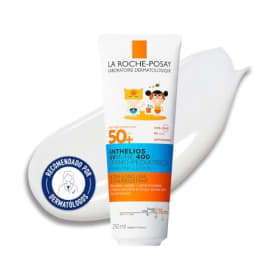 La Roche-Posay Anthelios UVMUNE 400 Leche Corporal Hidratante para Niños SPF50+ - 250ml | Fotoprotección Resistente al Agua, Sudor y Arena | Dermo-Pediatría
