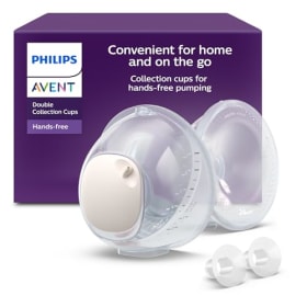 Philips Avent Copas Recolectoras Dobles Manos Libres para Extractor de Leche Eléctrico - SCF439/01