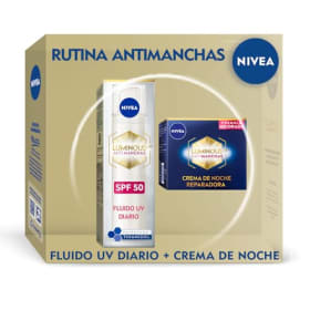 NIVEA Cellular LUMINOUS - Paquete Antimanchas Antienvejecimiento (630 Tratamientos) con FP50 - Piel Uniforme y Luminosa