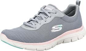 Skechers Flex Appeal 4.0 Brilliant View Regular - Zapatillas Mujer en Gray Mesh con Detalles en Rosa | Amazon España