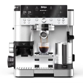 Ninja Luxe Premier Cafetera 3 en 1 - Espresso, Cold Brew y Café de Filtro con Molinillo y Espumador - Plata (ES601EU)