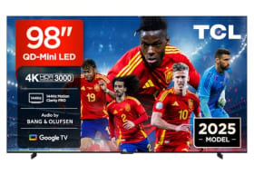 TCL 98Q7C - Televisor 98 Pulgadas QD-Mini LED 4K Smart TV con 3000 nits HDR Premium, Bang & Olufsen y Dolby Vision IQ
