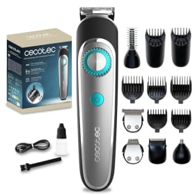 Cecotec Barbero Recortabarba a Batería Precisioncare Multigrooming Trimmer 6 En 1 - El mejor aliado para tu barba y cuerpo