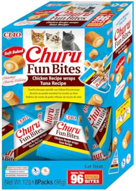 Churu Fun Bites para Gatos - Bocados Pollo y Atún