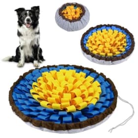 Alfombra Olfativa Perros 48x48cm Azul - Snuffle Mat