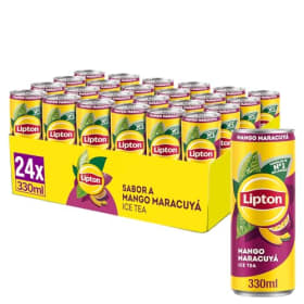 Lipton Mango Maracuyá 330ml - Pack de 24 Botellas - Refresco de Té con Sabor Frutal