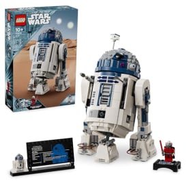 LEGO Star Wars 75379 R2-D2 - Figura Articulada de Droide con Cabeza Giratoria, Periscopio y Herramientas - Regalo para Niños +10 Años, Coleccionistas y Fans