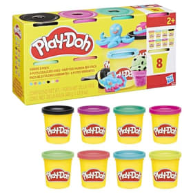 Play-Doh Pack de 8 Colores Vibrantes, Botes de 85 Gramos - Creatividad en Cada Color