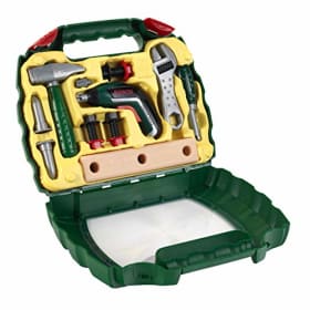 Theo Klein 8394 - Bosch Maletín de Herramientas con Atornillador IXOLINO II (Ixolino 2) - Ideal para Manualidades y Proyectos DIY