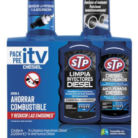 STP - PACK PRE-ITV DIÉSEL: Limpia Inyectores + Antihumos - 200 ml