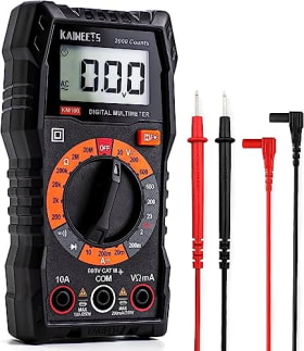 KAIWEETS KM100 Multímetro Digital - Polímetro Profesional para Medición de Tensión, Corriente, Resistencia y Más