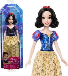 Mattel Disney Princess Blancanieves Muñeca Princesa con Pelo Corto, Juguete para Niños +3 Años (HLW08)