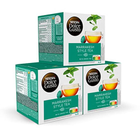 NESCAFÉ Dolce Gusto Té Marrakesh - Cápsulas de Té Verde de Menta (48 cápsulas, 3 x 16) - Compatible con Cafeteras Dolce Gusto