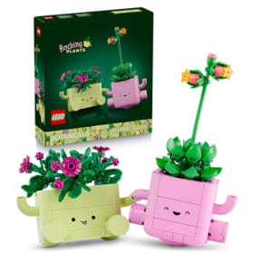 LEGO Botanicals Plantas Bailarinas - Set con 2 Flores Artificiales y Macetas Color Pastel - Decoración de Interior - Regalo para Niñas 9+ Años y Adultos - 11506