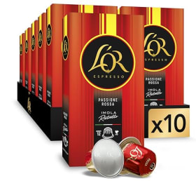 L'OR Espresso Café Cápsulas Imola Ristretto | 100 Cápsulas | Compatibles Nespresso (R)*