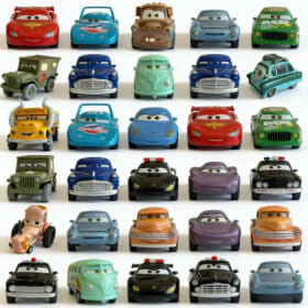 2026 HOT Pixar Cars 3 Lightning McQueen Fillmore 4-9CM 1:55 Coche de Carreras de Metal a Escala 1:55 Juguetes Regalos de Cumpleaños y Año Nuevo para Niños