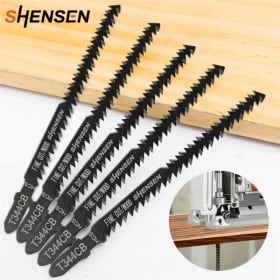 Cuchilla de corte de madera de doble filo, cuchillas para sierra de calar, corte rápido para madera dura y blanda, contrachapado y plástico