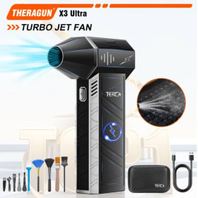 Ventilador Turbo X3Ultra Actualizado, Mini Ventilador de Mano de 180000 RPM, Potente Soplador de Aire Comprimido para Secar el Automóvil/PC/Limpieza del Hogar