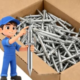 Tornillo de seguridad invisible de doble cabeza para faldones de madera, sin rastro, para instalación de muebles