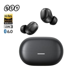 Audífonos Inalámbricos QCY MeloBuds A30, Cancelación de Ruido Adaptativa con IA de 60dB, 8 Micrófonos, Conexión a 3 Dispositivos, Audífonos Bluetooth 6.0, Audífonos de Alta Resolución LDAC
