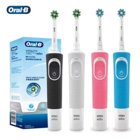 Oral B D100 cepillo de dientes eléctrico 2D vitalidad limpieza cepillo de dientes impermeable cepillo de dientes electrónico cargador inductivo con temporizador