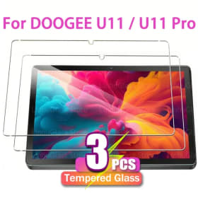 Protector de Pantalla para Doogee U11 / U11 Pro (11.0") 2025, Película de Vidrio Templado 9H, Resistente a Arañazos, Antihuellas, HD, Sin Burbujas