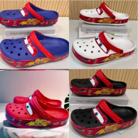 Pantuflas de Playa con Diseño de Rayo McQueen, Talla Adulto - Sandalias de Playa de Dibujos Animados, Impermeables, Antideslizantes, Regalo para Parejas, Hombres y Mujeres