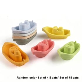 Juego de 4/7 piezas de juguetes flotantes para bebés, juguetes de baño, juguetes coloridos multicolor, juguetes para la playa y la bañera, regalos educativos para jugar en el agua