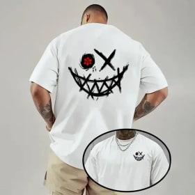 Camisetas de Alta Calidad 100% Algodón con Cuello Redondo y Manga Corta para Hombre, Camisetas Transpirables de Moda Casual Diaria para Verano 2026, Ropa para Hombre