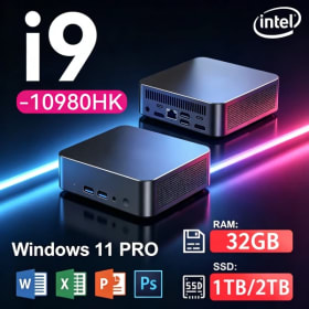 NUEVA Mini PC 2026 con Core i9 10980HK, Windows 11 Pro, Computadora de Escritorio para Juegos, 32GB de RAM, 1TB/2TB SSD, WiFi6, BT5.2, 4K HD