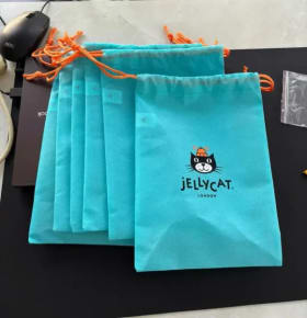 Nueva Bolsa de Tela No Tejida Azul Kawaii para Guardar Muñecas, Bolsa de Regalo para Artículos Coleccionables