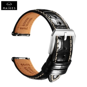 Maikes correa de reloj de cuero Rolex de lujo de liberación rápida 20mm 21mm 22mm accesorios correas de reloj pulseras para correa de reloj Omega