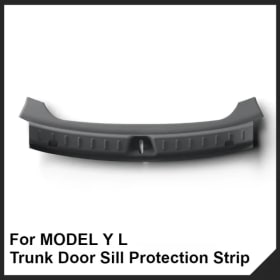 Tiras de Protección para Maletero Trasero de 6 Asientos para Tesla Model YL 2025 2026, Moldura Protectora Antirrayas para Puerta Trasera, Accesorios Interiores para Auto