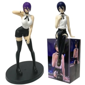Figura de Anime Chainsaw Man de 13-19 cm, Figura de Reze de Chainsaw Man, Modelo de Anime de Pie, Juguete Coleccionable, Figura de Acción de PVC