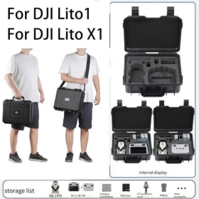 Estuche de seguridad a prueba de explosiones para dron DJI Lito X1, estuche de almacenamiento portátil impermeable para exteriores Lito
