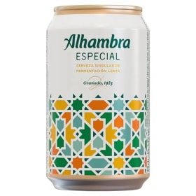 Pack x24 cervezas Alhambra Especial 33ml (0,50€/lata)