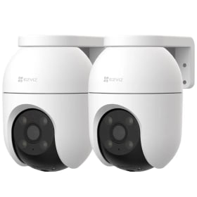 Pack x2 cámara vigilancia exterior WiFi 1080p con Visión Nocturna