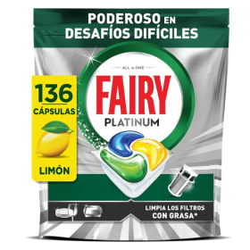 x136 Cápsulas Lavavajillas Fairy Platinum [OFERTA]