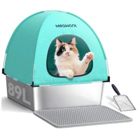 Arenero Acero Inoxidable XXL para Gatos [OFERTA PRIME]