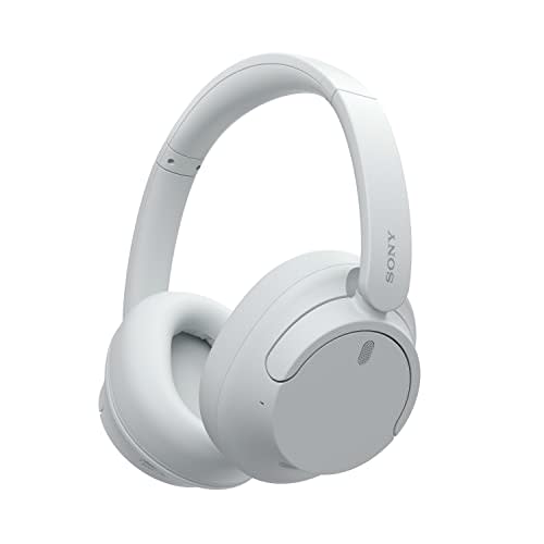 Sony WH-CH720N Auriculares Inalámbricos Bluetooth con Cancelación de Ruido, Sonido de Alta Calidad, Modo Sonido Ambiente, Diseño Ligero y hasta 35 Horas de Batería - Blanco