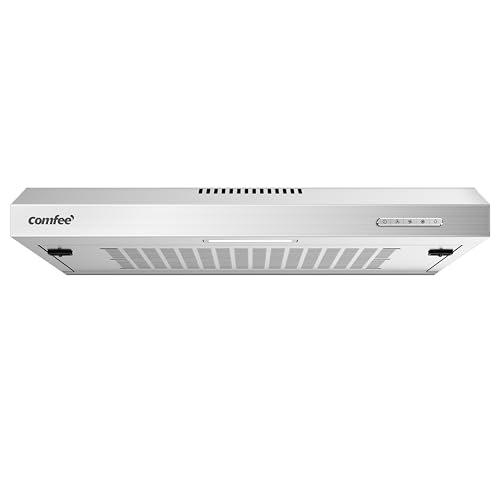 COMFEE' SLIF17SS-60 LED - Campana Extractora Bajo Encimera de 60 cm | 200 m³/h | Acero Inoxidable