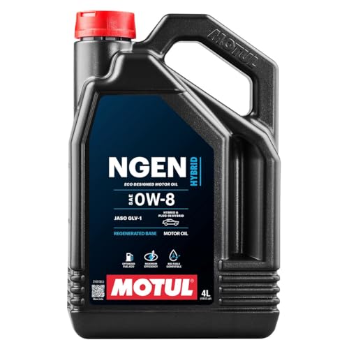Motul Aceite Lubricante para Motores Híbridos Ngen 0W8 4 Litros - Alto Rendimiento y Protección