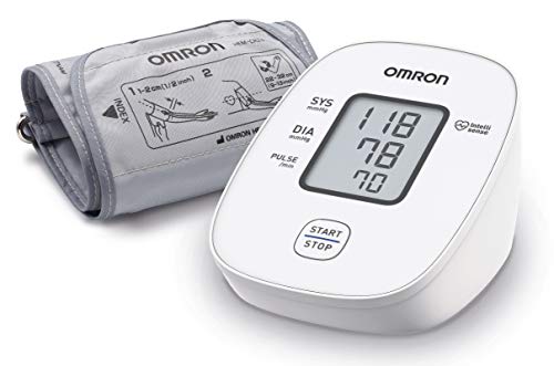 OMRON X2 Basic - Tensiómetro de Brazo Digital para Medir la Presión Arterial y el Pulso con Precisión Clínica