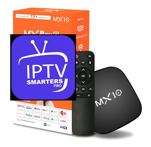 Android TV Box Premium con +100.000 Canales de Europa, EE.UU. y Canadá (1 año de código incluido)