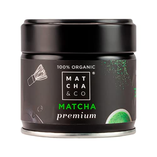 Matcha & CO Té Matcha Premium 100% Ecológico - Grado Ceremonial - 30g