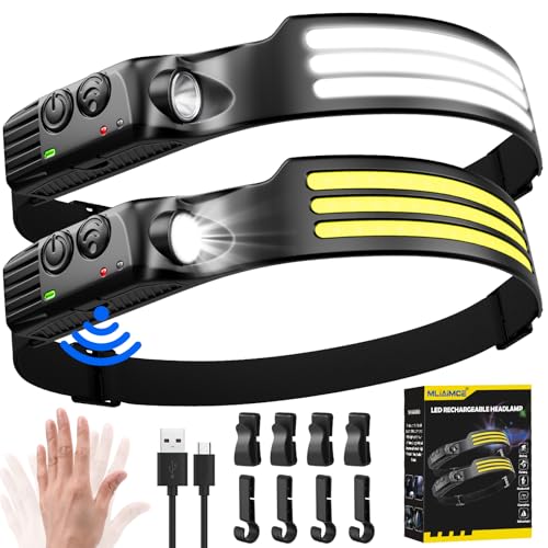 Lámpara frontal LED 3000 lm recargable impermeable