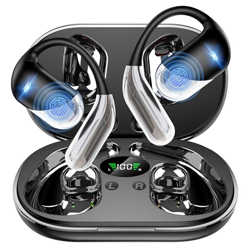 Paekole Auriculares Traductor en Tiempo Real con IA, Traductor Instantáneo de Voz en 198 Idiomas y Acentos, Auriculares Traductores Inalámbricos Abiertos 3 en 1 con Estuche de Carga (Negro ónix)
