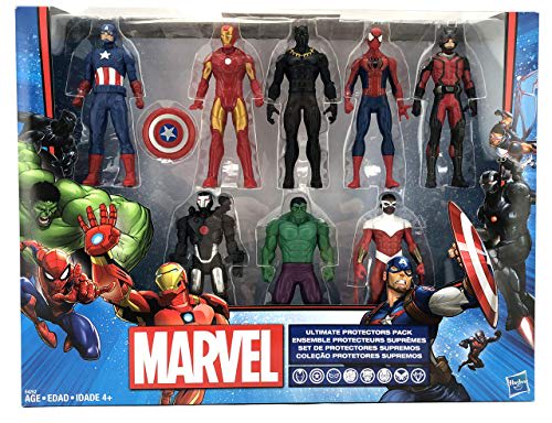Figuras Marvel Avengers 8 unidades: Iron Man, Hulk y más