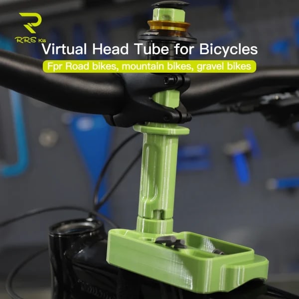 Tubo de Dirección Virtual para Bicicleta RRSKIT, Aplicable a Bicicletas de Carretera, Montaña y Gravel, Tubo de Dirección Virtual Ultraligero, Accesorios para Bicicleta